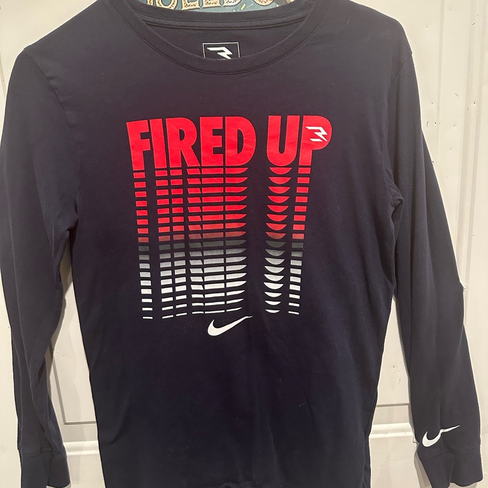 NIKE 3BRAND BY RUSSELL WILSON
Boy's Fired Up Graphic Long Sleeve T Shirt